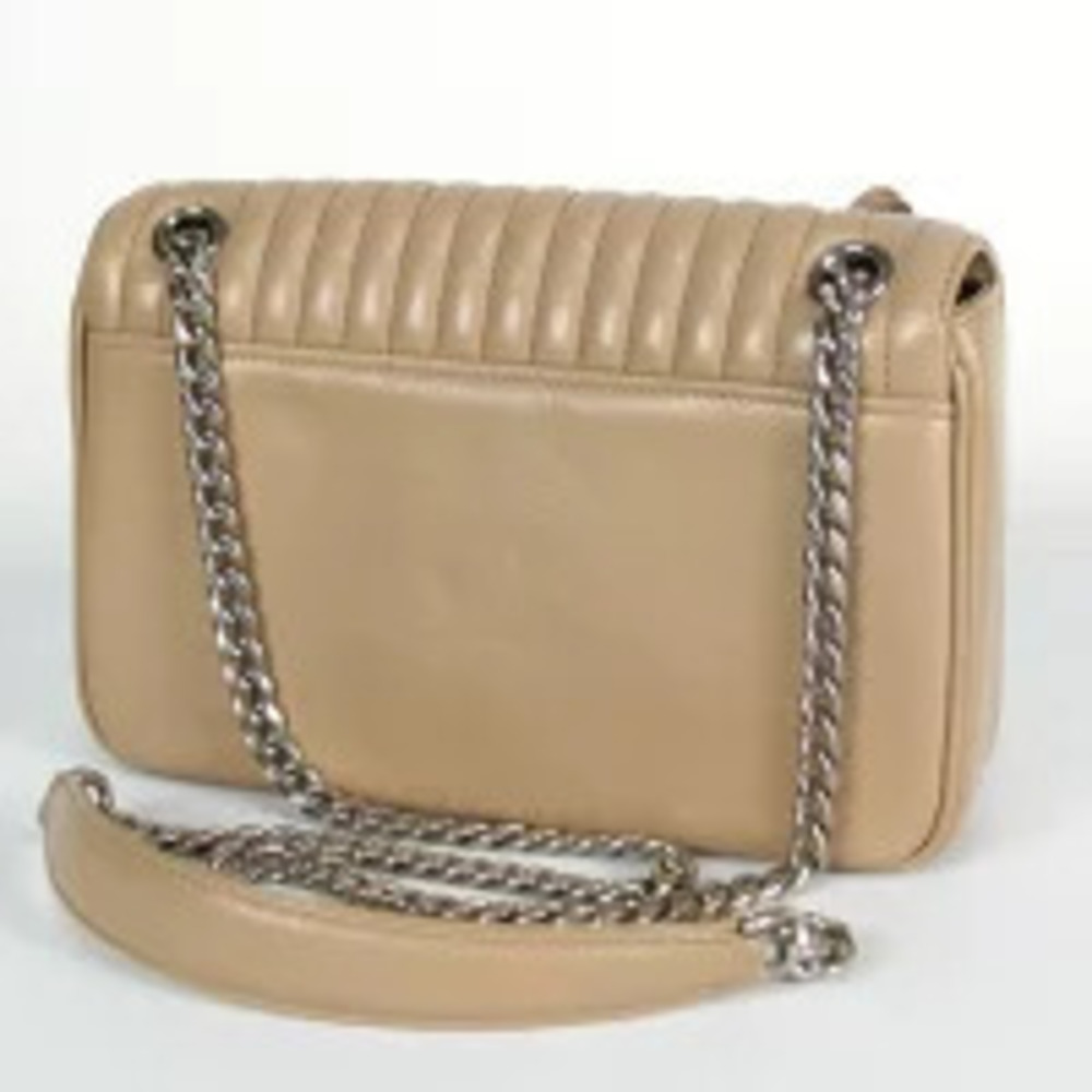 Prada bag beige shoulder leather chain